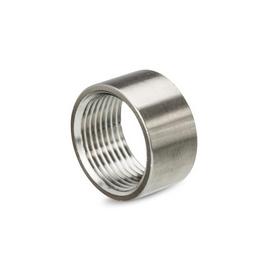 Halvmuffe, 4404, 100 bar, BSPP