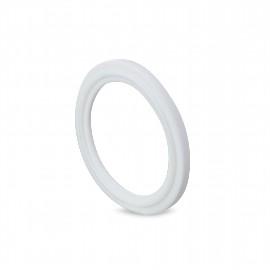 Clamp pakning, PTFE, F: 25,4 mm, Hvid