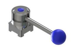 MS Håndtag SV04, Rustfrit hoved, 4301