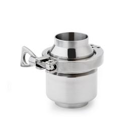 Clamp Kontraventil Svejs/Svejs, 4404 / EPDM, 10 bar, 0,8my