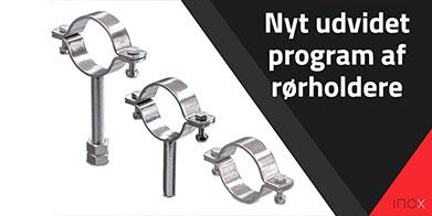 Nyt udvidet program af rørholdere
