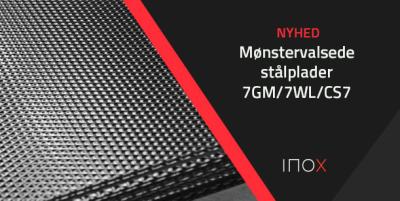 Mønstervalsede stålplader